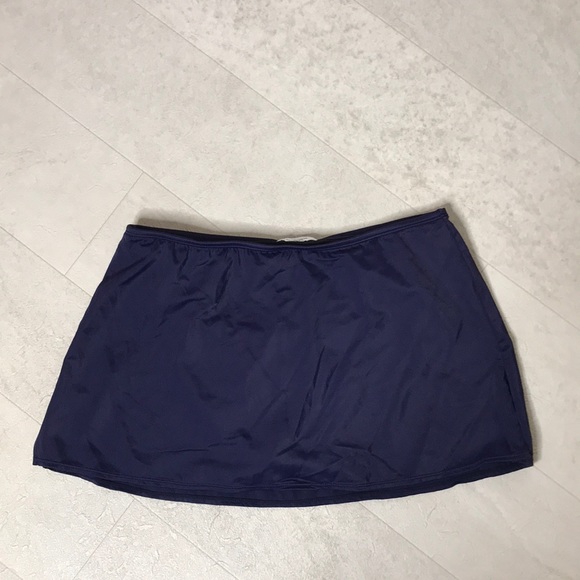 Liz Claiborne Other - Liz Claiborne Swim Skirt Sz M Blue Skort Navy
